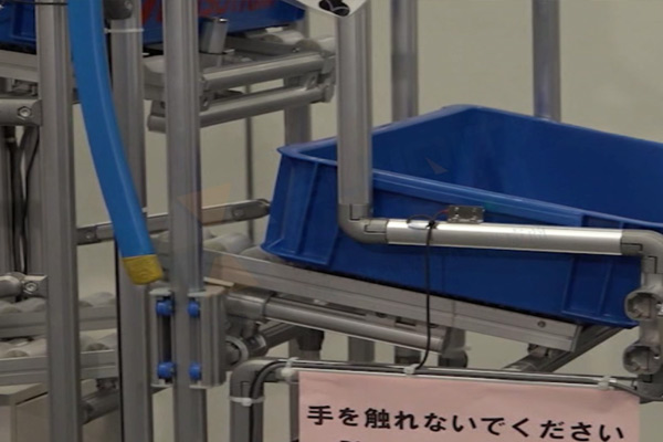 【精益LCIA196】物料自動補給、空箱自動堆垛機(jī)構(gòu)
